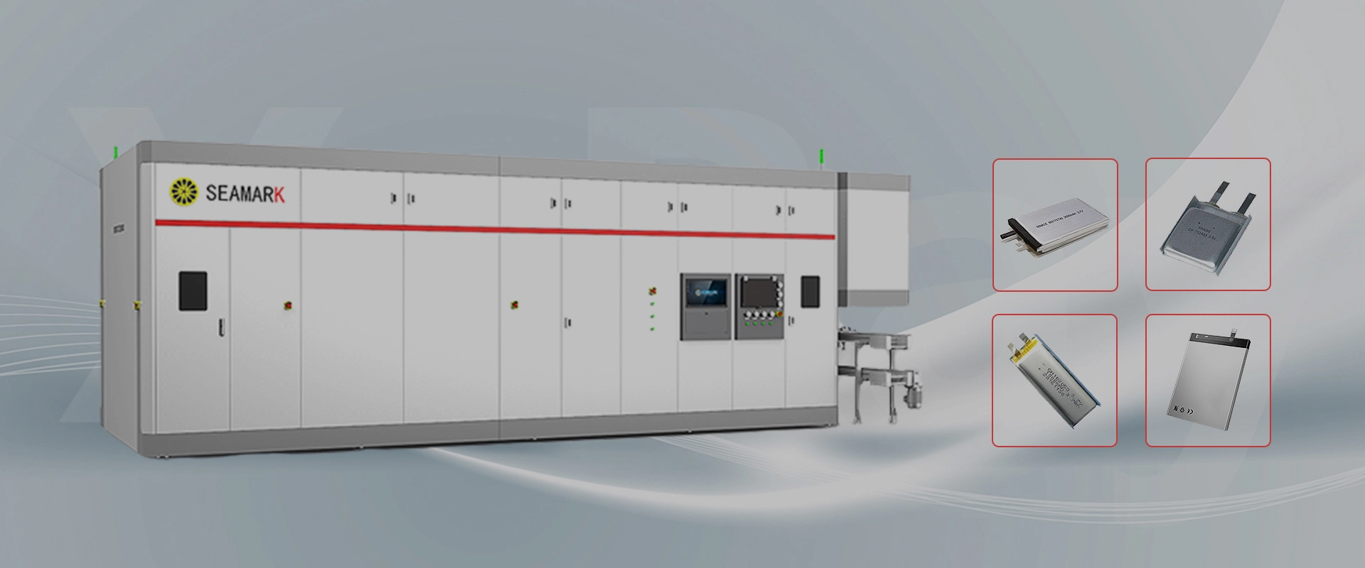 Inline-Inspektions maschine zum Stapeln von Batterien